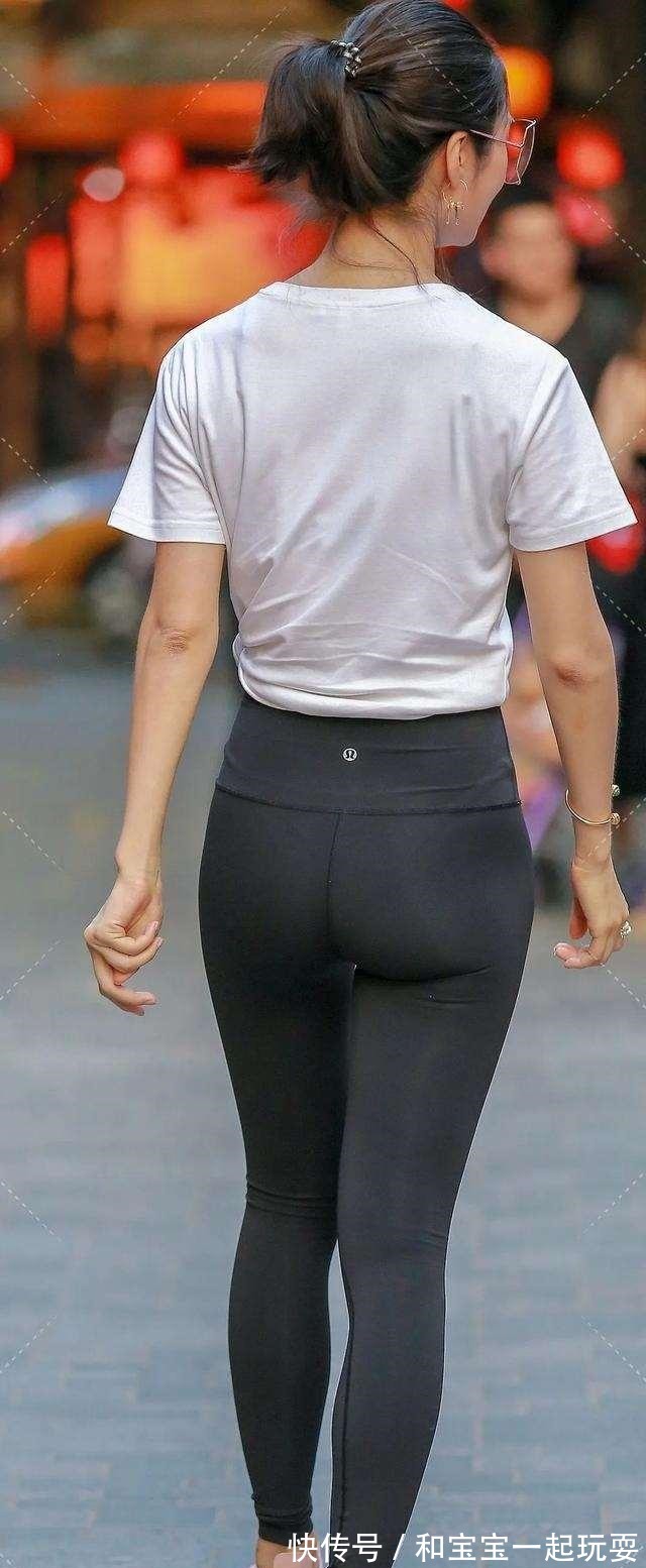 高跟鞋 腿长的瑜伽裤美女,擅长制作优雅美丽的风,容易搭配!