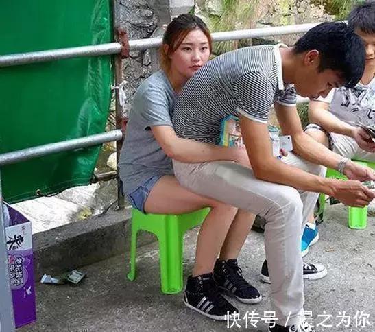 |搞笑趣图:工地搬砖,居然来了一个妹子