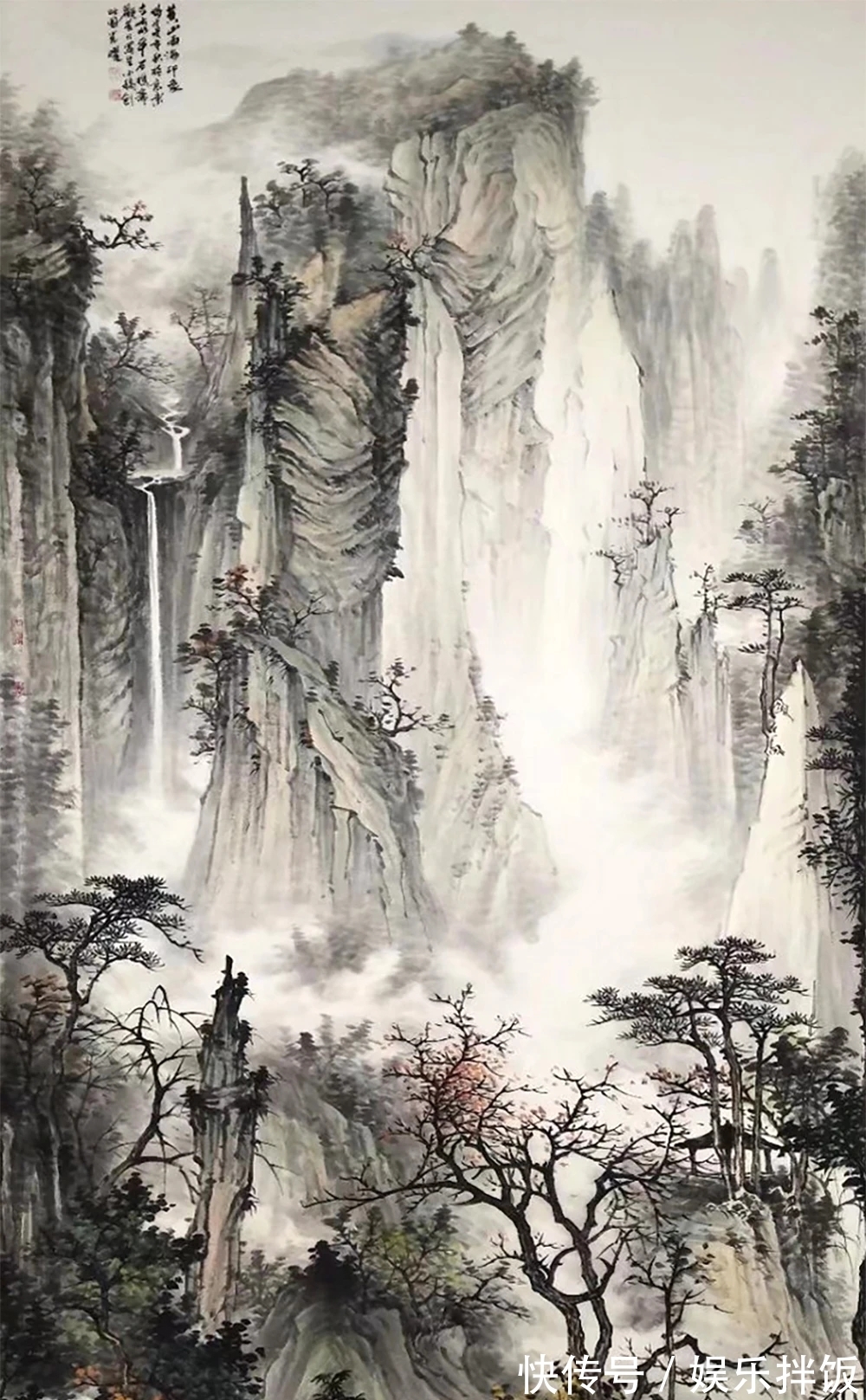 水墨！细腻俊秀｜从传统中走来，张钧水墨山水画