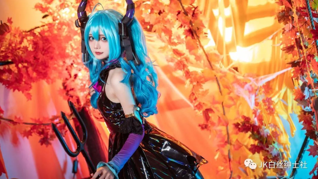 cos:?初音小恶魔cos正片@皖鸽鸽