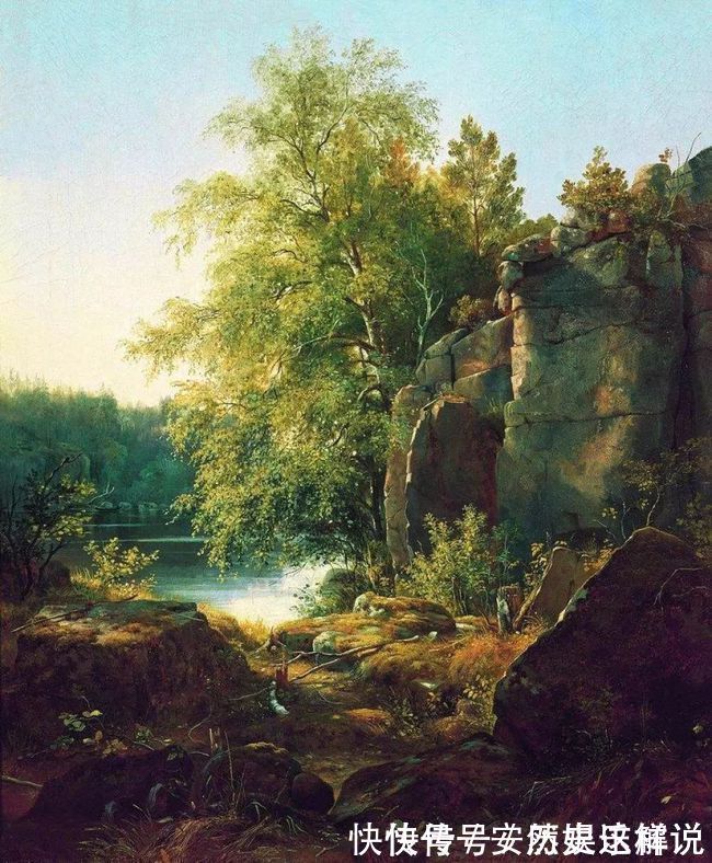 那个时代$俄罗斯杰出风景画家希施金的作品,诗一般的境界!