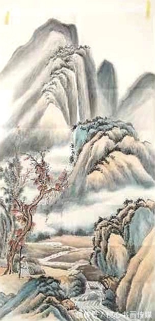 山水画&笔情墨韵的山水画,画家刘朝峰山水画作品欣赏
