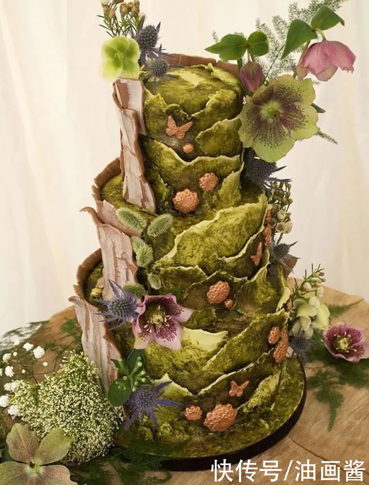 ?想要婚礼独一无二？这样的创意蛋糕不能少，满满艺术感