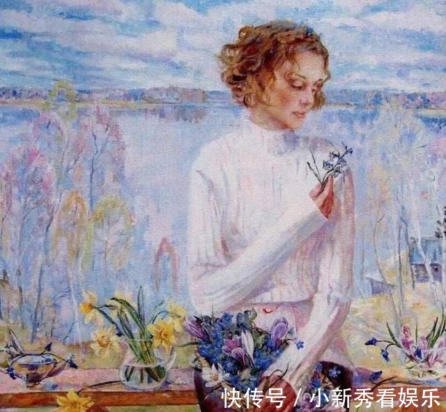 女画家@俄罗斯女画家油画作品，色彩绚丽