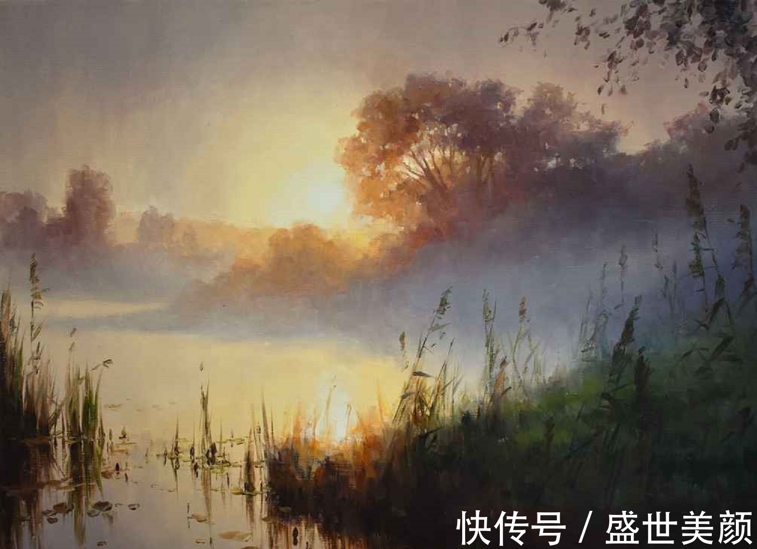 大师$瑰丽的色彩和跳动的光线——俄罗斯大师博日科夫绝美的风景画作