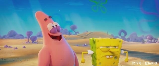 动漫角色|海绵宝宝:角色们小时的3D动漫模样,珊迪变颜值担当,派大星依旧