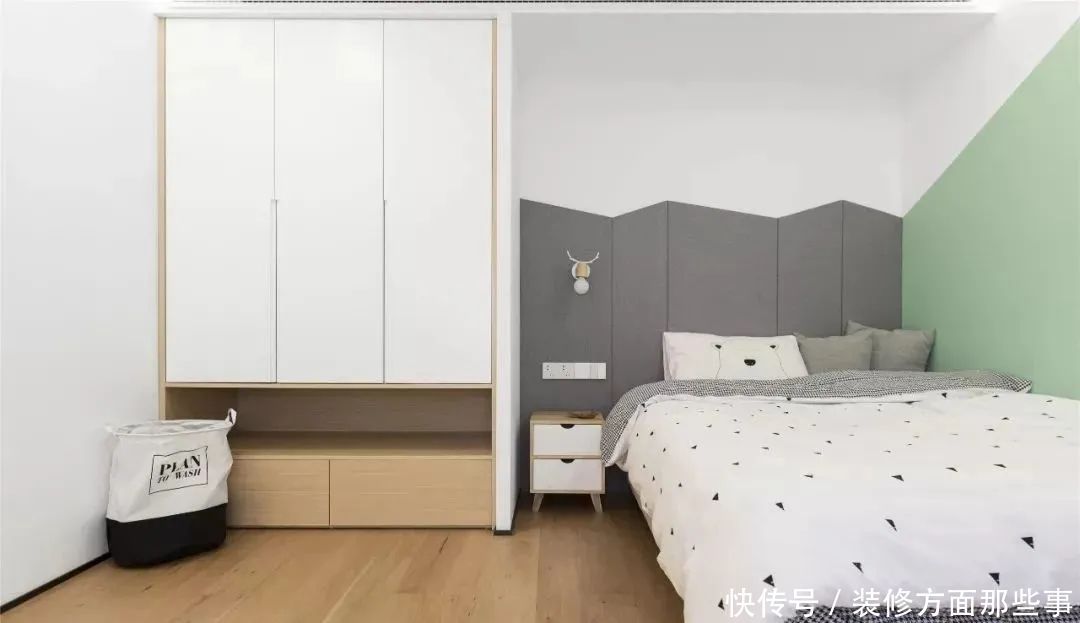 装修|120㎡简约风格装修效果,用隐形门和凌乱说再见!