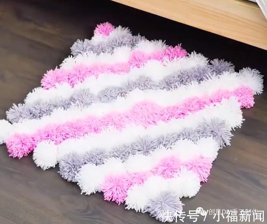 旧衣服、旧毛巾、毛线、麻绳这些改造在地毯，少钱又实用
