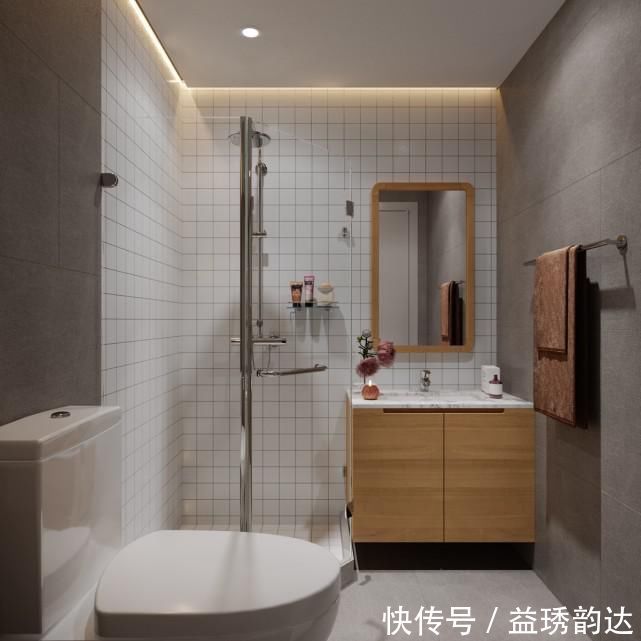 小沙发|将灰蓝色与木色调混合在一起,温暖的现代风格设计