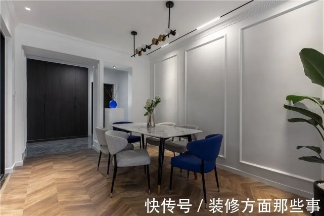 优雅|130㎡现代简雅风,极简的无主灯设计,营造一个高级优雅的空间