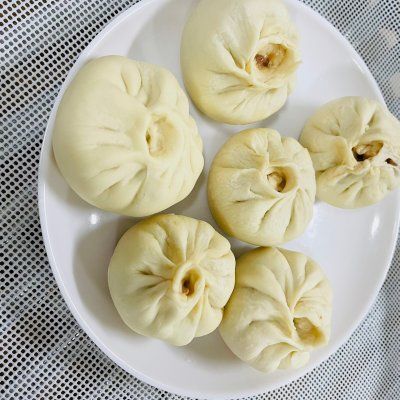 包菜肉包(省时版本)自己做,方便更放心