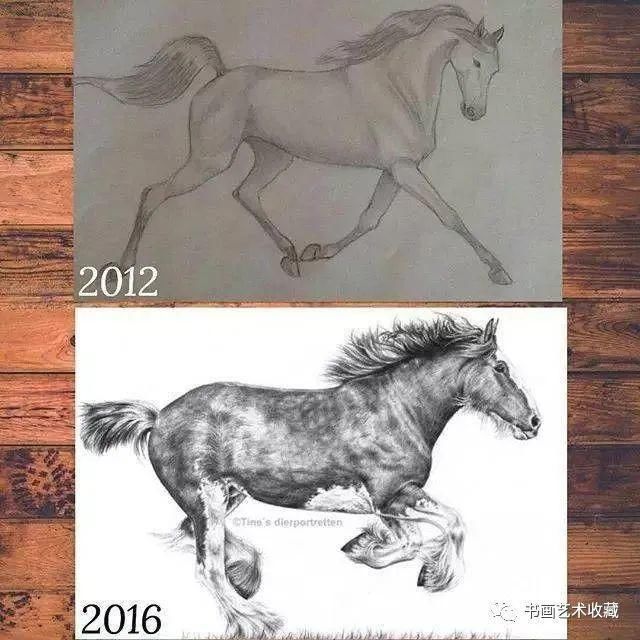 美女|一匹马画了16年！美女学渣逆袭成功，坚持下来很酷！