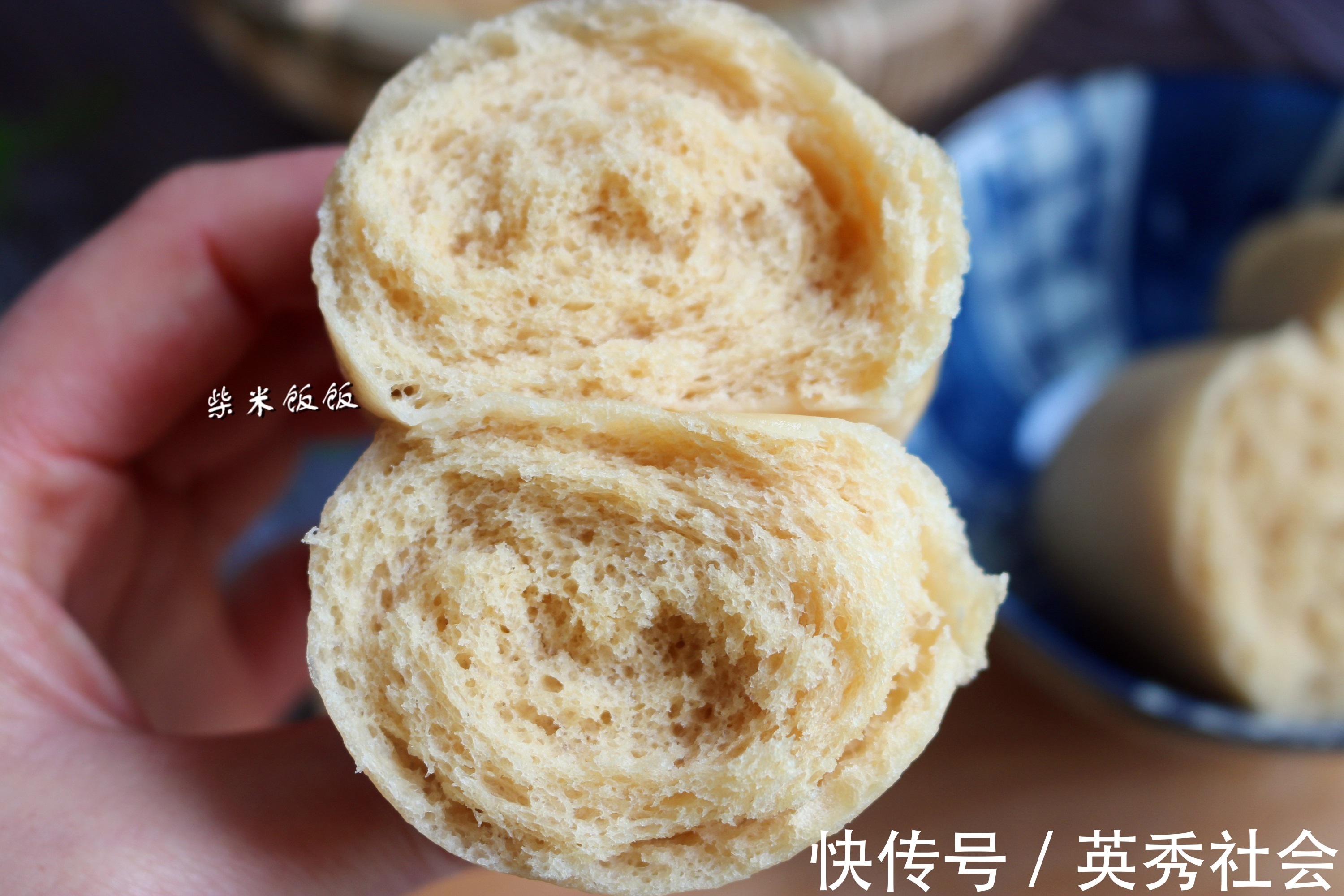 红糖|红糖馒头别买了,用这做法特别简单,不用费劲揉面,个个香软