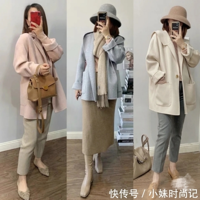 40岁秋冬温柔色穿搭借鉴，知性优雅质感满满，还特别显年轻