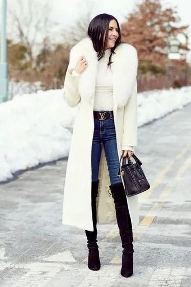  搭配大衣|你穿大衣+靴子的样子，真的时髦极了！
