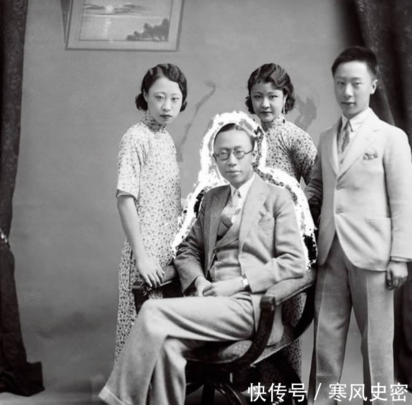 家族|晚清皇帝溥仪家族老照片：皇后婉容美丽惊艳，三妹漂亮有气质