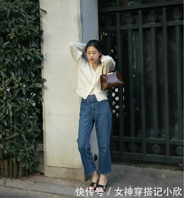 被“法式”奶奶衫美到了!从款式到颜色,全面解读它的穿搭法则