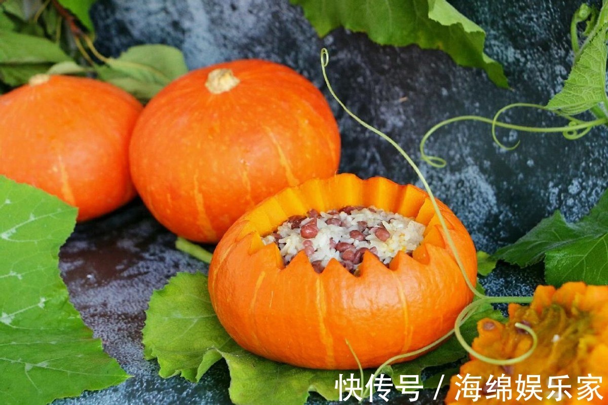 造型|造型可爱的红豆糯米南瓜盅，颜值高，味道好，看着就想吃