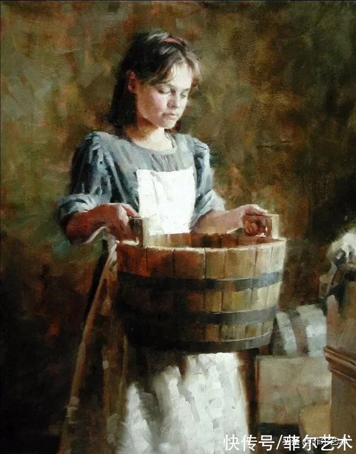 油画#色彩浓郁透明感富有表现力与感染力~画家摩根·威斯特林油画欣赏