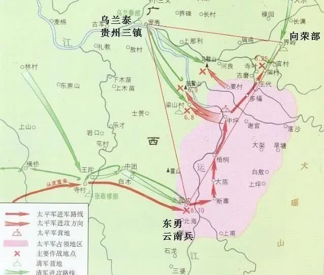 初期|太平天国初期的清军有多蠢?1000人被7个人追着跑,最后自相残杀