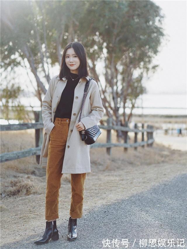 风衣|今年穿风衣,不建议你配阔腿裤,这“2条”裤子更合拍,遮肉显高