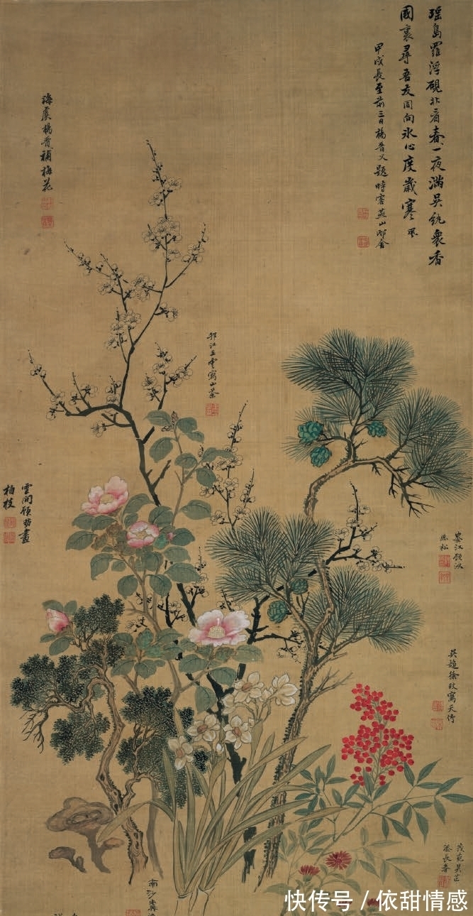 岁朝图!全网最全王翚(清代)个人绘画作品展