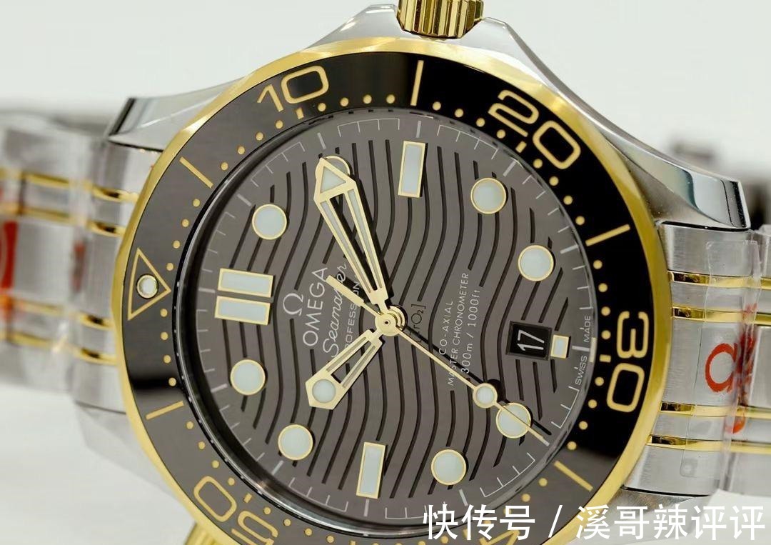 海马3 OR厂欧米茄海马300间金蓝盘做工能以假乱真吗!