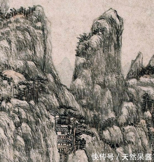 技法@效仿自然山水,布置画中丘壑,王原祁绘《层峦叠嶂》