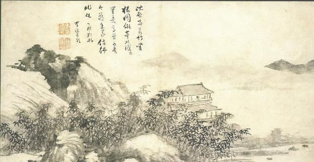 水墨画|李流芳水墨画欣赏，估价高达200万，领悟了师傅董其昌的真本事