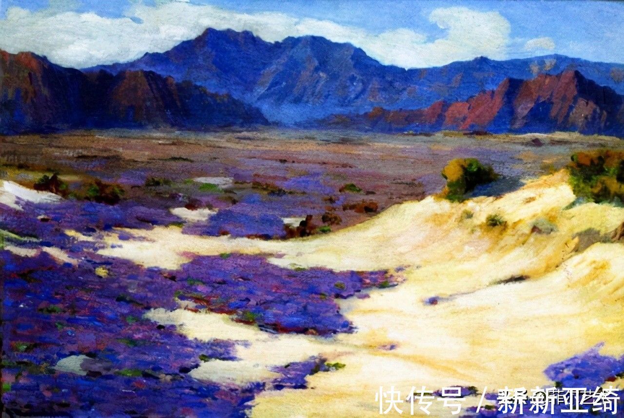 马鞭草|德国裔美国艺术家和教育家让·曼海姆风景油画作品欣赏