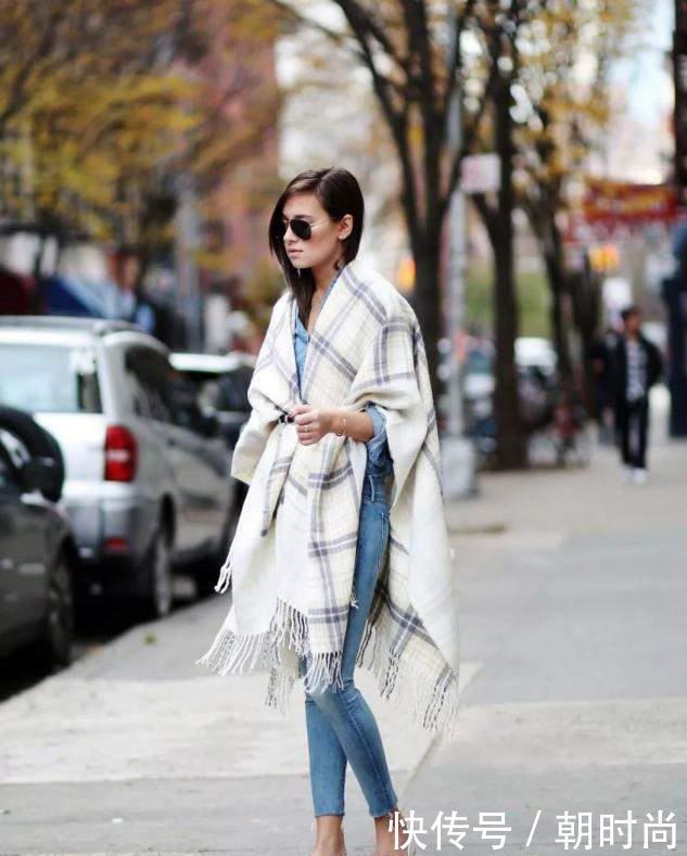 戴围巾时,别乱“圈在脖子上”,瞧瞧这6种围巾戴法,照着戴准美