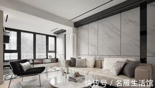 美家|122平现代风设计适当留白,一个大气质感、时尚高级的现代美家