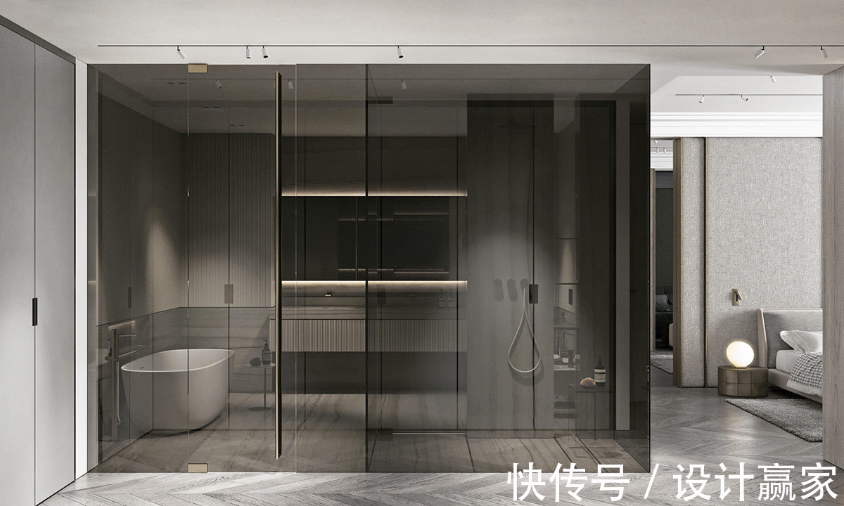 创意性|230㎡开放式公寓,创意性设计,经典时尚的色调,居住体验非同一般