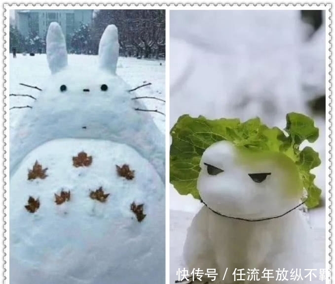  可爱|北方雪人vs南方雪人，别人的如花似玉，自己的却土里土气