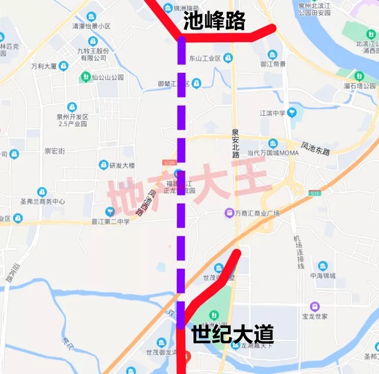 规划图|池峰路南延伸至凤池路规划图曝光!
