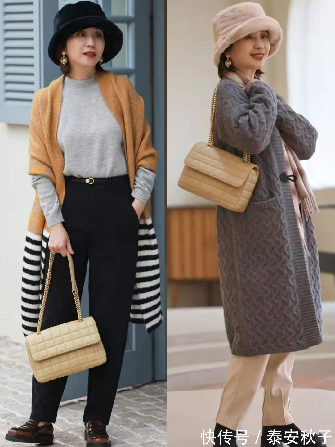 穿搭|过年了,55岁“大妈”的高级感穿搭示范:又美又时髦!