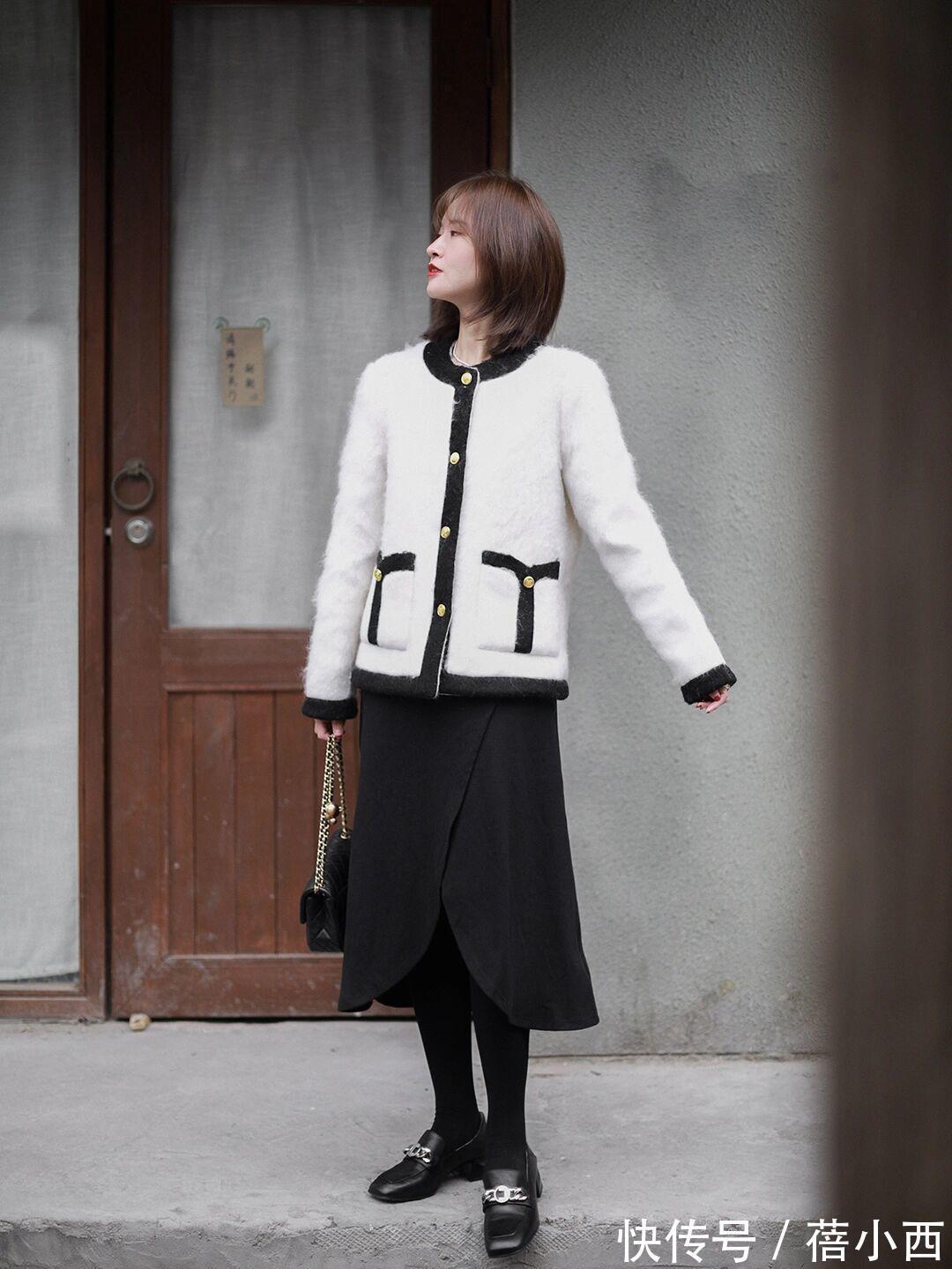 搭配 2022早春穿搭流行“小香风外套+半身裙or牛仔裤”,自带优雅气场