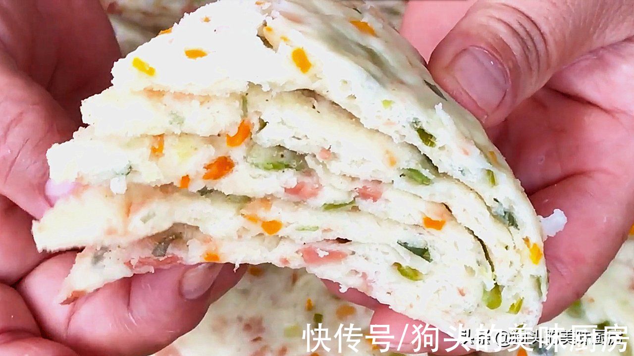 我家面粉从不蒸馒头，教你一个做法，比包子简单，比油条还香