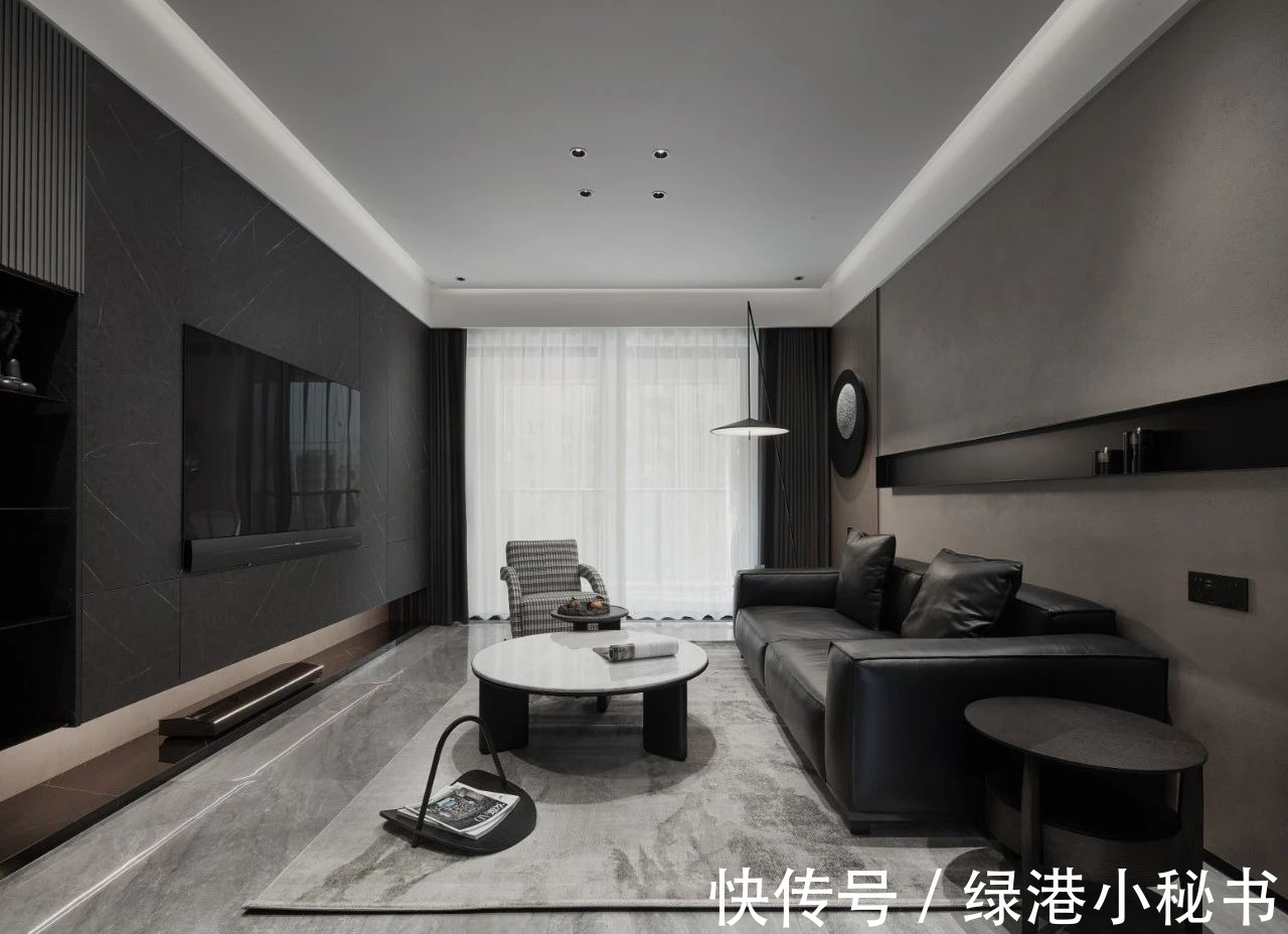 案例|装修案例欣赏:暗黑系质感设计,细节处很值得考究!