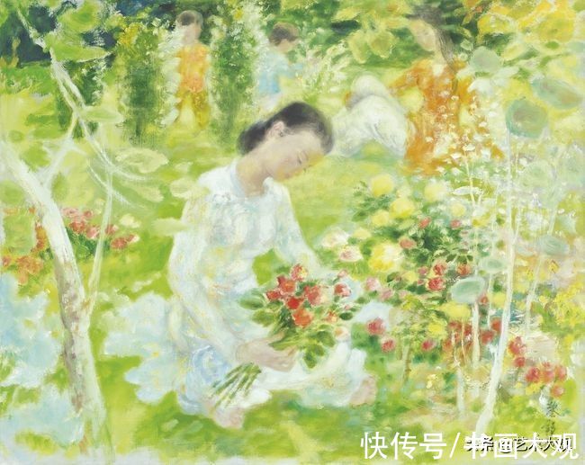 工笔画&越南画家黎谱写意油画和工笔画作品欣赏