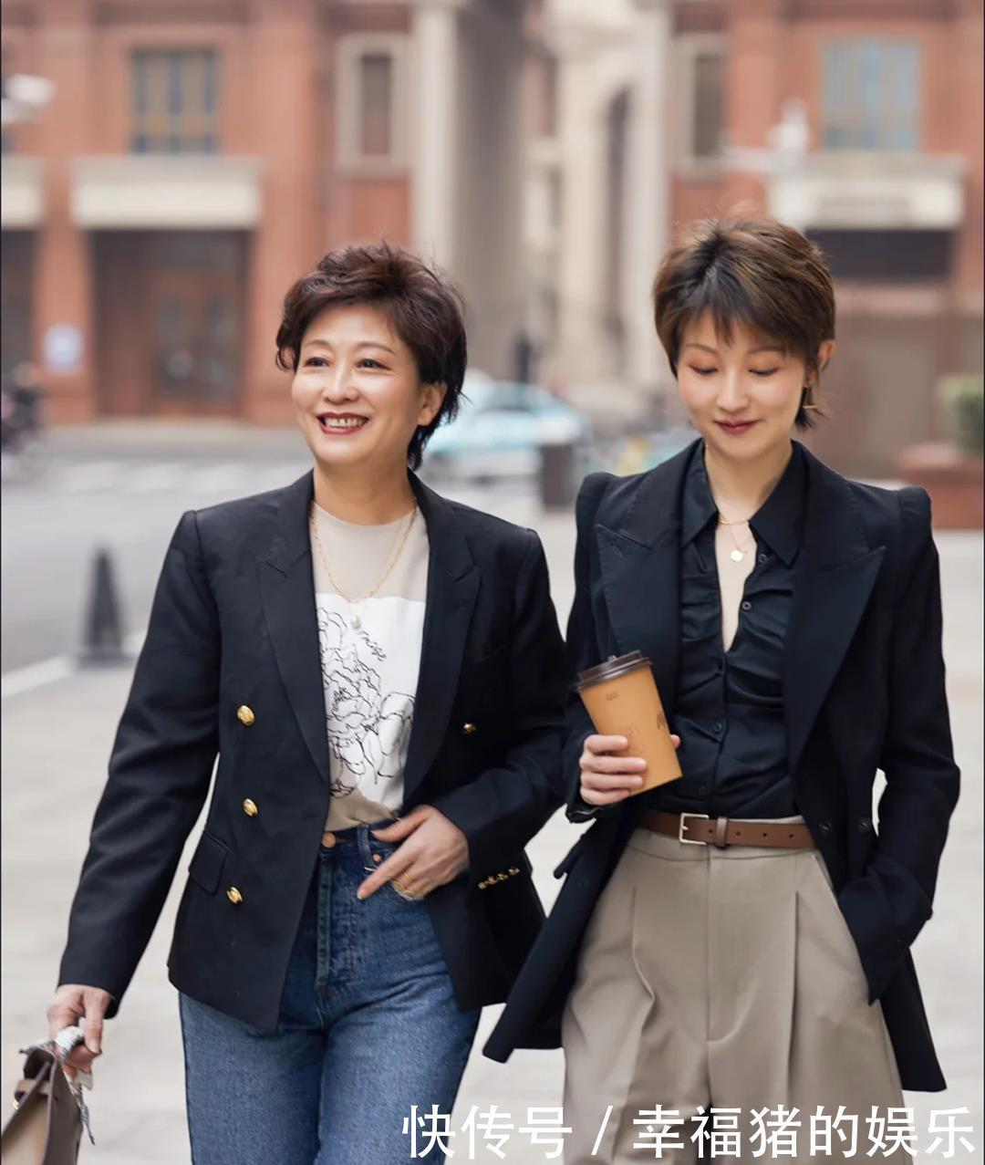 女人|六十岁的女人，穿衣更要精神点！教你“里外搭配法”，时髦又减龄