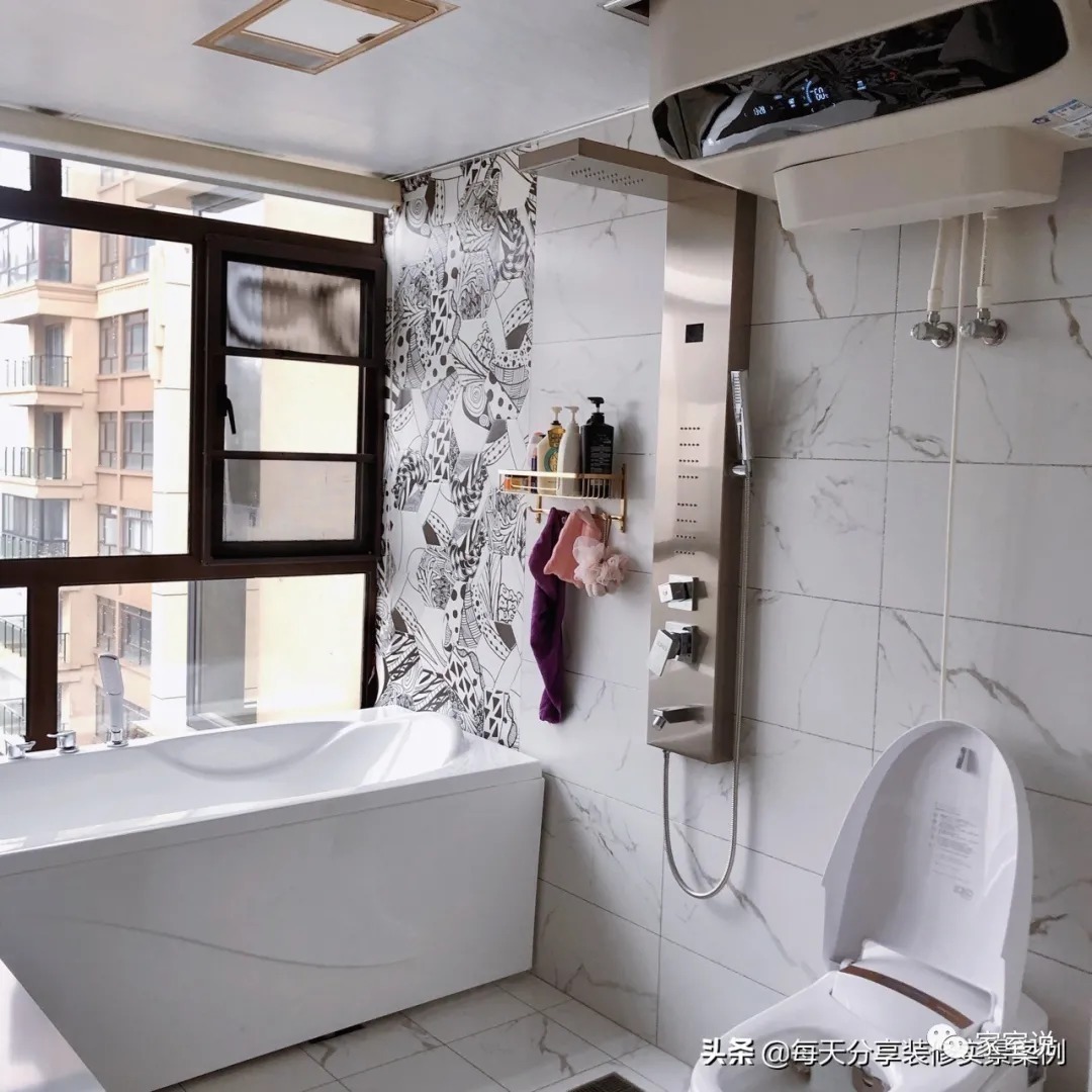 电视背景墙|这是我见过最美家装，进门就被玄关迷住，全屋真心漂亮，晒晒