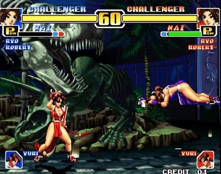 《拳皇97》三十年未解之谜,不知火舞里面到底穿的什么?