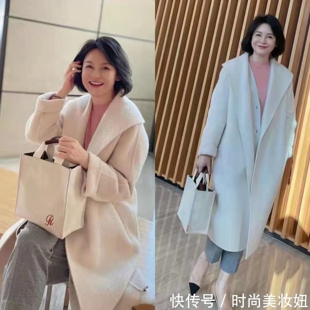 洋气 50岁女人冬季“大衣”就这么穿,不露脖子不露腿,保暖洋气又高级