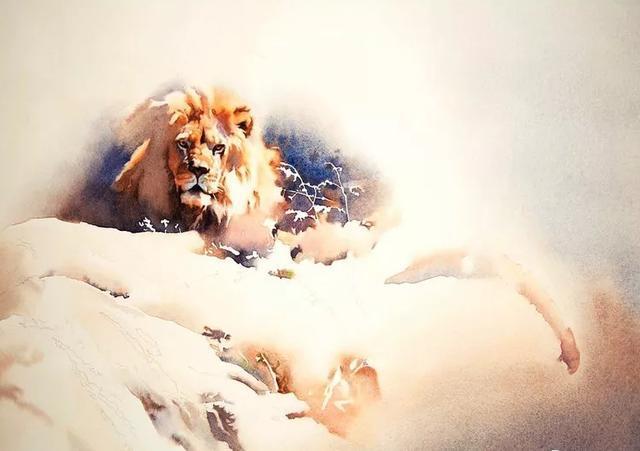 非洲#异域奇境、恍如隔世,艺术家迪兰·斯科特·皮尔斯的水彩画