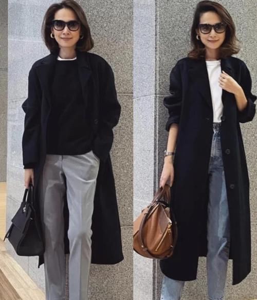 中年女性穿得“花里胡哨”显老气!多用基础搭配,简约高级