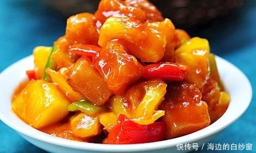 家常菜|女儿爱吃的家常菜,外酥里嫩,清甜解腻的菠萝咕咾肉,开胃又下饭