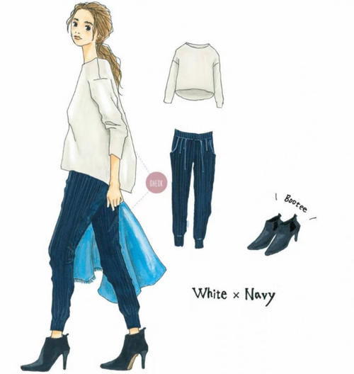 为什么说穿衣是穿“灵感”？日本手绘穿搭的秘密，告诉你穿衣真相