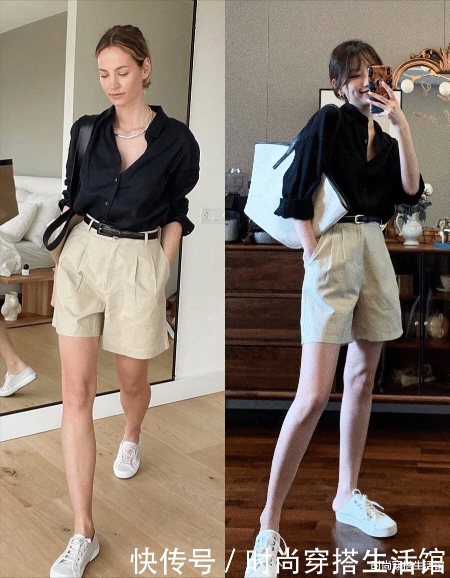 小姐姐|?夏至后别再穿T恤配阔腿裤了,太土!今年流行这样穿,时髦显高