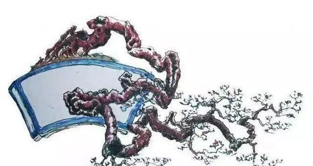 韵味|值得收藏的盆景设计图,别有韵味